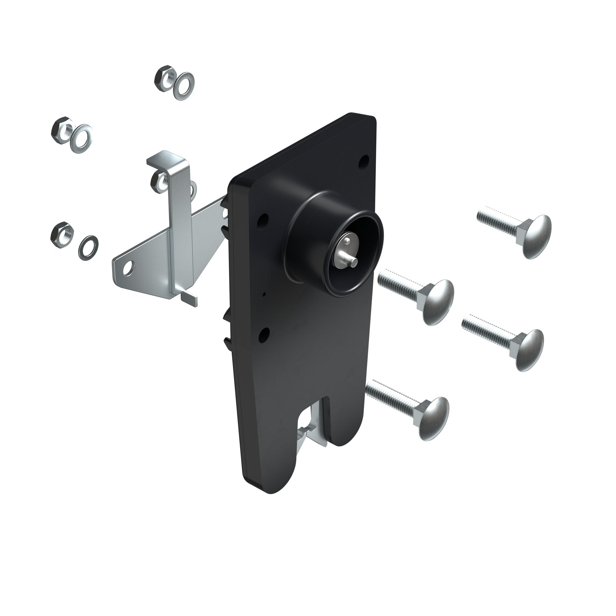 Roll Up Door Lock + Quick Release Bundle (Steel Boot)